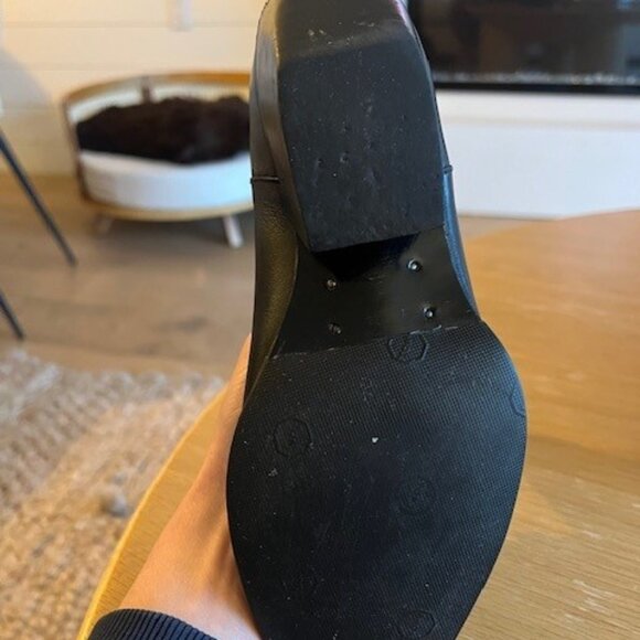 Celine Berlin 80 Cowboy Boots Black Leather Size 7 Pointed Toe Ankle Boots - Picture 9 of 16